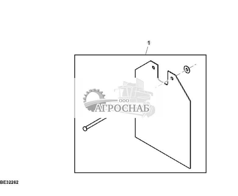 Комплект для самостоятельной установки, щиток тяговой штанги - ST906179 26.jpg